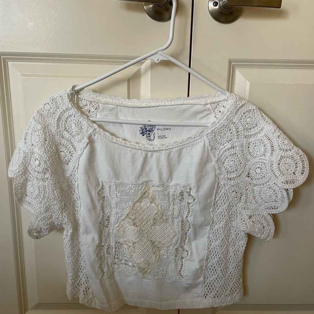 Anthropologie Pilcro lace top - Picture 3 of 6